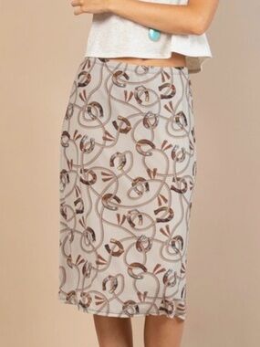 Horseshoe Neutrals Mesh Skirt